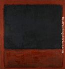 Mark Rothko BLACK RED OVER BLACK ON RED painting